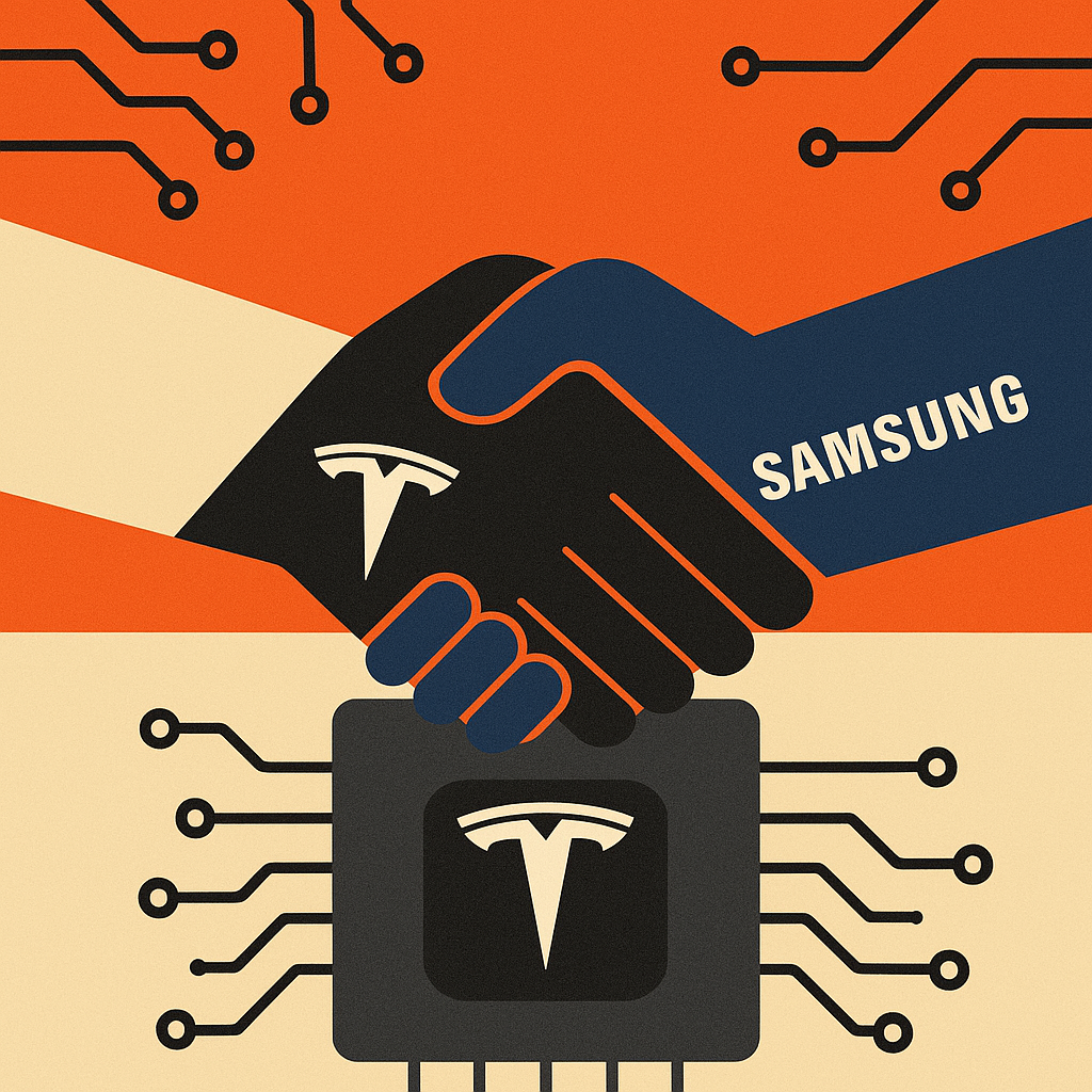Samsung und Tesla: Ein 16,5 Milliarden Dollar Deal, der die KI-Welt revolutioniert