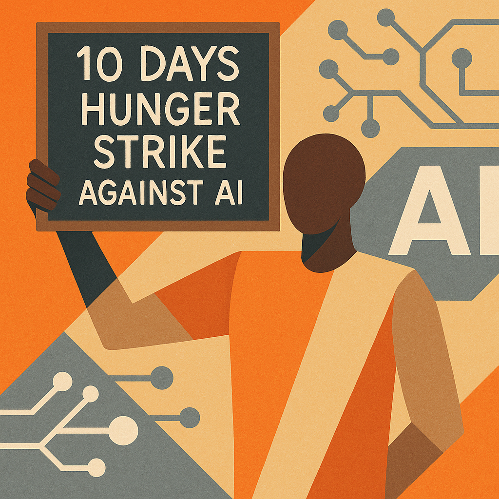 Der Hungerstreik gegen AGI: Warum Aktivisten vor Anthropic und DeepMind ausharren