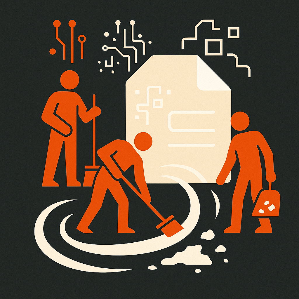 Die größte Ironie der KI-Ära: Warum Menschen zunehmend bezahlt werden, um KI-Schlamm zu säubern