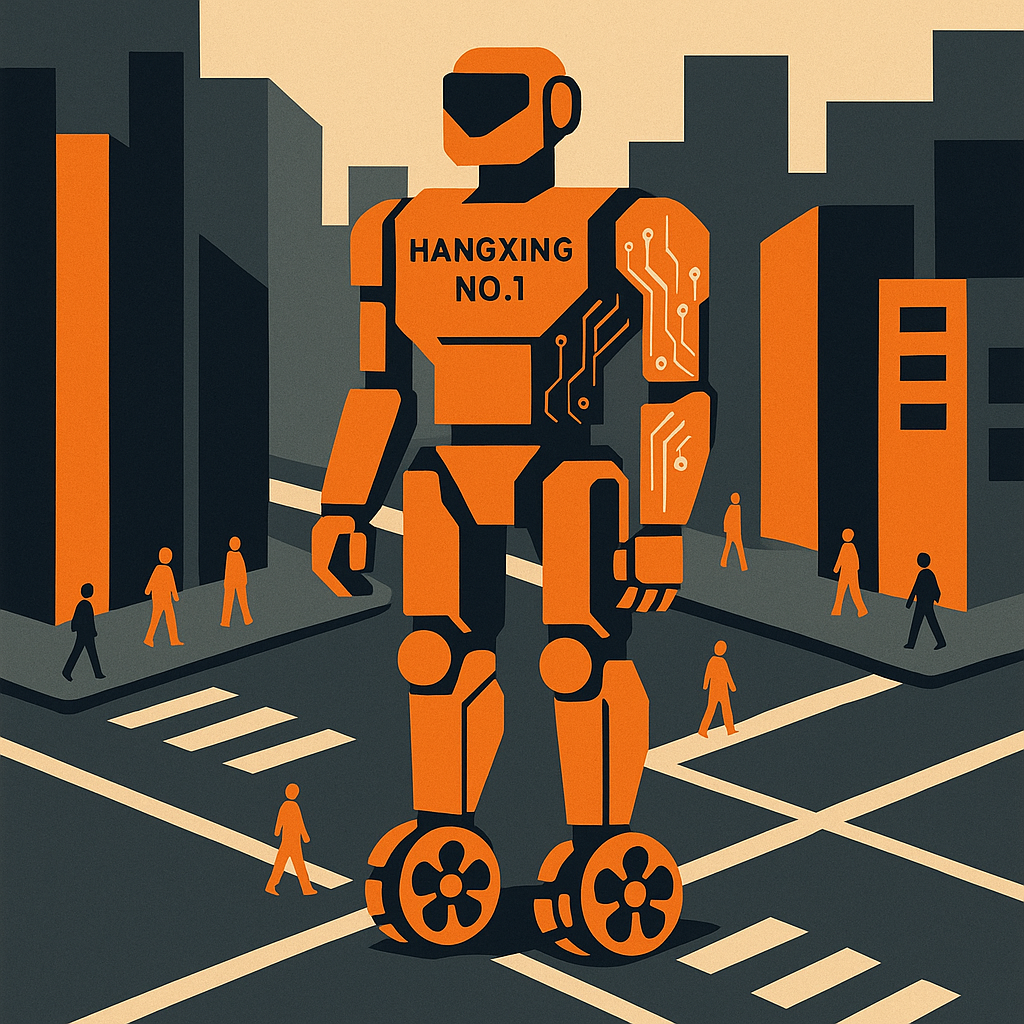 Wenn der Robocop die Straße regelt: Hangxing No. 1 übernimmt Verkehrskontrolle in Hangzhou